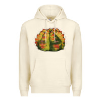 Sandshell Gymnocalycium Variegated Cactus Premium Hoodie - LillyAllenDesigns