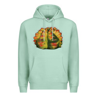 Seafoam Gymnocalycium Variegated Cactus Premium Hoodie - LillyAllenDesigns