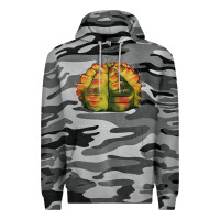 Slate Camo Gymnocalycium Variegated Cactus Premium Hoodie - LillyAllenDesigns