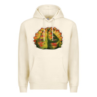 Tofu Gymnocalycium Variegated Cactus Premium Hoodie - LillyAllenDesigns