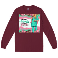 She Works Willingly With Her Hands Blonde Nurse Long Sleeve Tee | Teevron