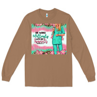 Toasted Coconut she works willingly with her hands blonde nurse Long Sleeve Tee - RanaPortraitStore