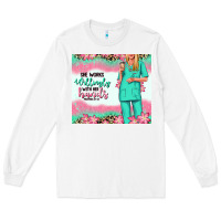 White she works willingly with her hands blonde nurse Long Sleeve Tee - RanaPortraitStore