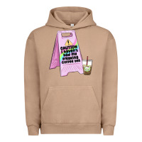 Pigment Burro caution i haven't had my coffee yet Urban Hoodie - MaliasSmallBusiness