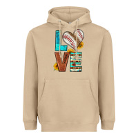 Mushroom western love baseball Heavyweight Hoodie - HRA Design Shop