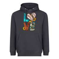Smoke western love baseball Heavyweight Hoodie - HRA Design Shop
