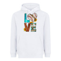 White western love baseball Heavyweight Hoodie - HRA Design Shop
