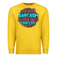 Lemon throwing sarcasm around like confetti Premium Sweatshirt - AdoDesignShop