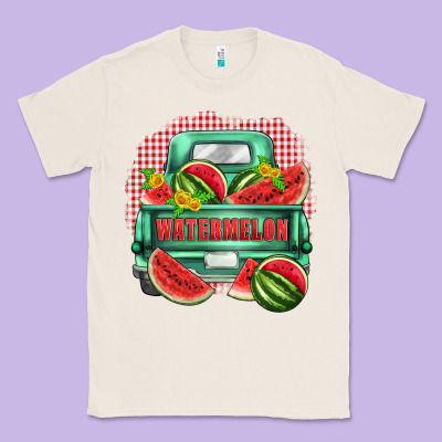 Classic Tee watermelon truck