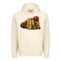 Sandshell Gymnocalycium Variegated Cactus Premium Hoodie - LillyAllenDesigns