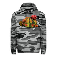 Slate Camo Gymnocalycium Variegated Cactus Premium Hoodie - LillyAllenDesigns