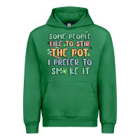 Emerald some people like to stir the pot i prefer to smoke Urban Hoodie - MaliasSmallBusiness