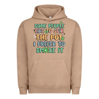 Pigment Burro some people like to stir the pot i prefer to smoke Urban Hoodie - MaliasSmallBusiness