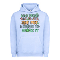 Pigment Grape Ice some people like to stir the pot i prefer to smoke Urban Hoodie - MaliasSmallBusiness