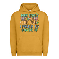 Pigment Peanut Butter some people like to stir the pot i prefer to smoke Urban Hoodie - MaliasSmallBusiness