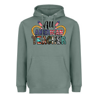 Sage all american teacher Heavyweight Hoodie - CowhideDigitalArt