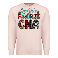 Pale Pink santas favorite cna Premium Sweatshirt - JahusDesignShop