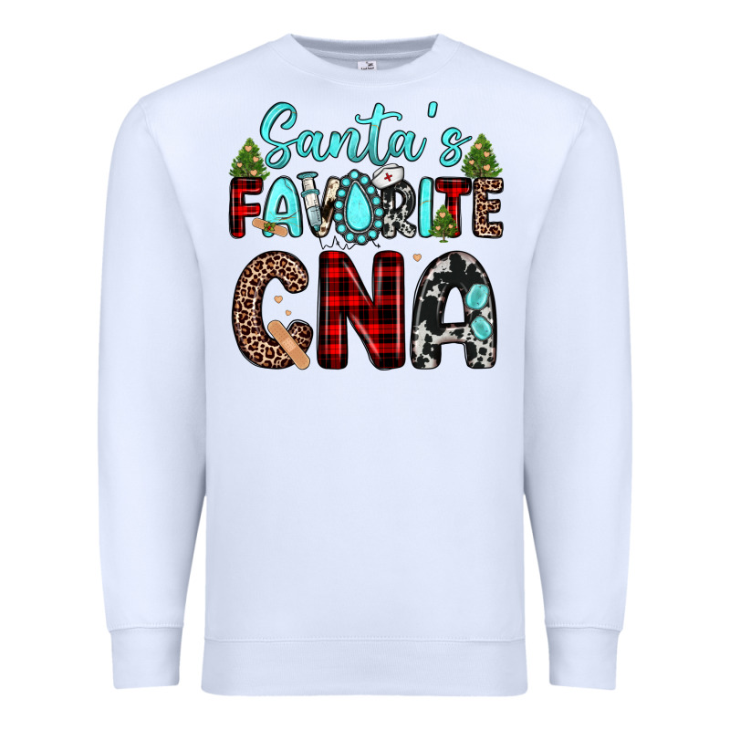 Santas Favorite Cna Premium Sweatshirt by JahusDesignShop | Teevron