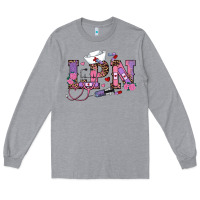 Heather Grey valentines day lpn Long Sleeve Tee - RanaPortraitStore