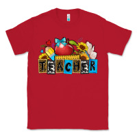 Red teacher Classic Tee - Zillion Design Studio