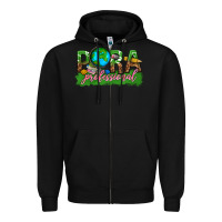 Black para professional Zipper Hoodie - texasbilliewilder
