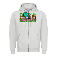 Dove Grey para professional Zipper Hoodie - texasbilliewilder