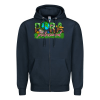 Navy para professional Zipper Hoodie - texasbilliewilder