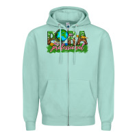 Seafoam para professional Zipper Hoodie - texasbilliewilder