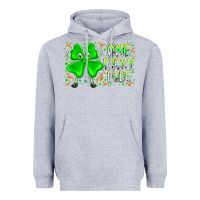 Heather Grey one lucky dude Heavyweight Hoodie - RacoonDesign