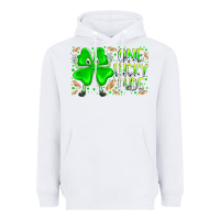 White one lucky dude Heavyweight Hoodie - RacoonDesign