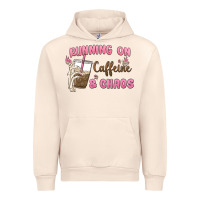 Sandshell running on caffeine & chaos Urban Hoodie - MaliasSmallBusiness