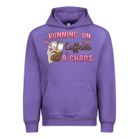 Tulip running on caffeine & chaos Urban Hoodie - MaliasSmallBusiness