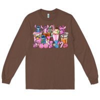 Chestnut stitch and lilo pink christmas coffee cups Long Sleeve Tee - AdoDesignShop