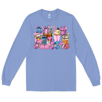 Colony Blue stitch and lilo pink christmas coffee cups Long Sleeve Tee - AdoDesignShop