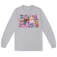 Moon Dust stitch and lilo pink christmas coffee cups Long Sleeve Tee - AdoDesignShop