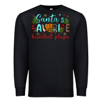 Black santa s favorite basketball player Premium Sweatshirt - JahusDesignShop