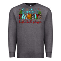 Charcoal Heather santa s favorite basketball player Premium Sweatshirt - JahusDesignShop