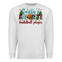 Oatmeal Heather santa s favorite basketball player Premium Sweatshirt - JahusDesignShop