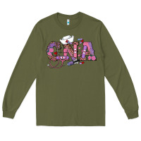 Army Green valentines day cna Long Sleeve Tee - RanaPortraitStore
