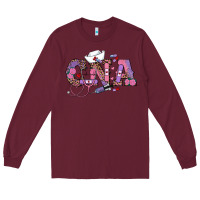 Burgundy valentines day cna Long Sleeve Tee - RanaPortraitStore