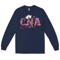 Navy valentines day cna Long Sleeve Tee - RanaPortraitStore