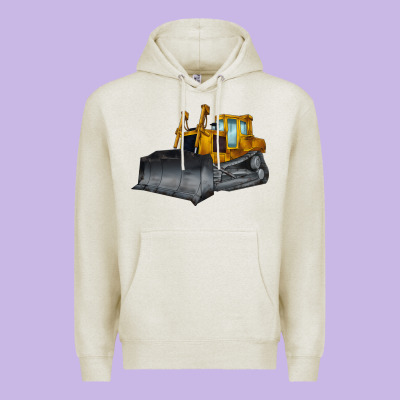 Bulldozer Premium Hoodie Designed By Lillyallendesigns