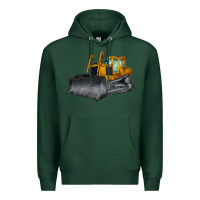 Sports Green Bulldozer Premium Hoodie - LillyAllenDesigns