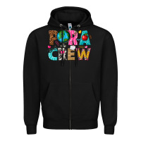 Black para crew Zipper Hoodie - texasbilliewilder