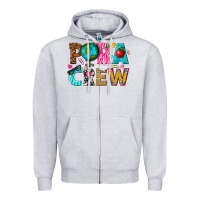 Heather Grey para crew Zipper Hoodie - texasbilliewilder