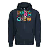 Navy para crew Zipper Hoodie - texasbilliewilder