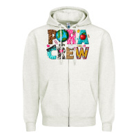 Oatmeal Heather para crew Zipper Hoodie - texasbilliewilder