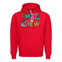 Red para crew Zipper Hoodie - texasbilliewilder