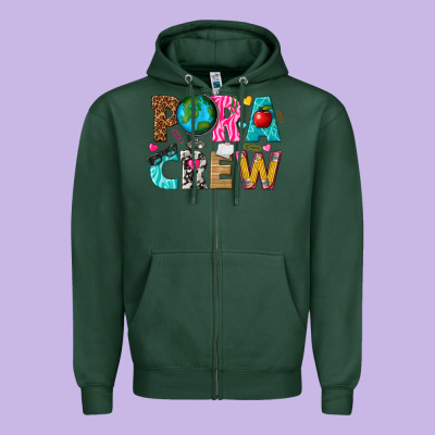 Para Crew Zipper Hoodie Designed By Texasbilliewilder