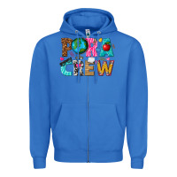 True Royal para crew Zipper Hoodie - texasbilliewilder